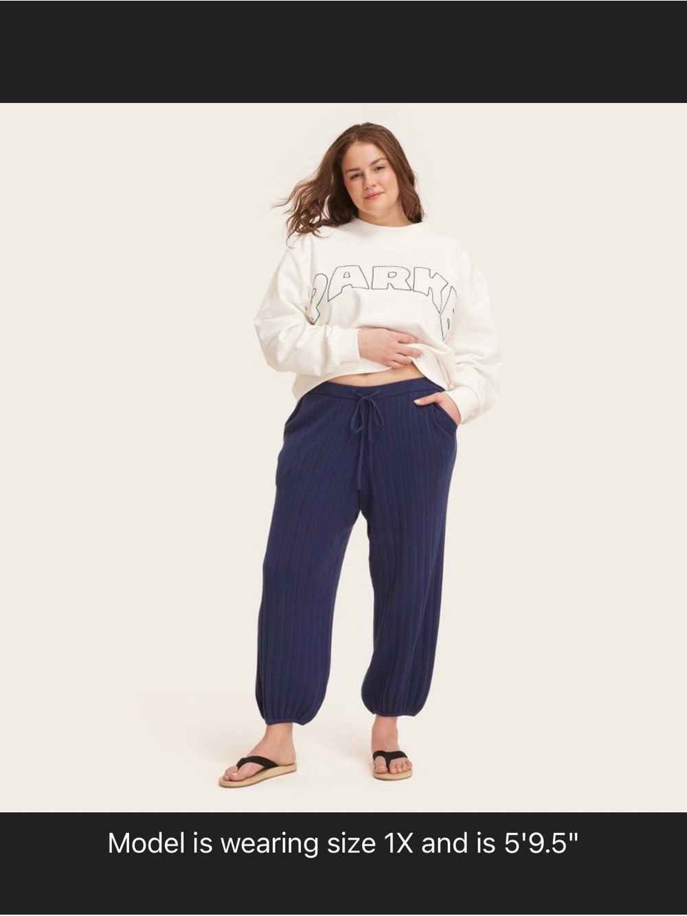 NWT Parke x Target High-Rise Sweater Ballon Pants